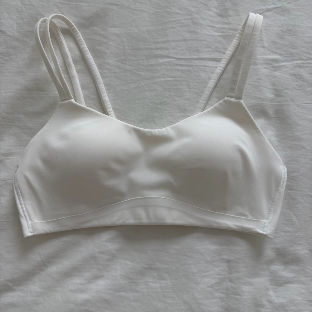 White Women's Sport Bra